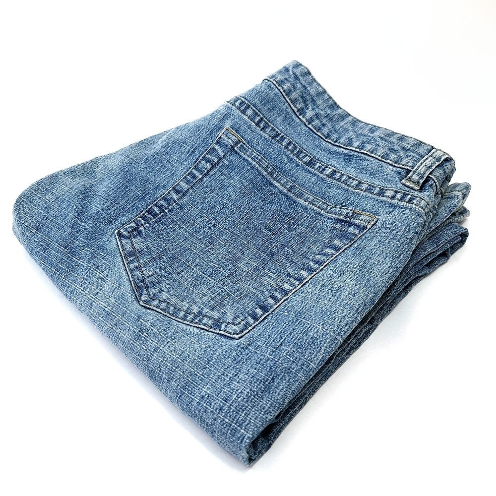 VTG 90s Y2K Lee One True Fit Jeans High-Rise Medium Wash (30" Waist) - Picture 9 of 10